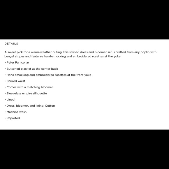 🌷RALPH LAUREN SIZE 18 MONTHS SMOCKED DRESS AND DIAPER COVER - Picture 5 of 7